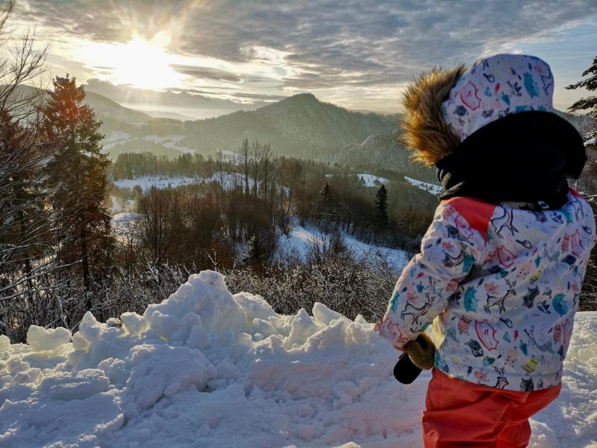 Koza U Woza Wypocznij W Gorach W Rytmie Slow Drewniany Dom Premium Z Widokiem Na Panorame Tatr Ecospa Strefa Fitness Zielona Farma Warsztaty (Adults Only) Szlembark Bagian luar foto